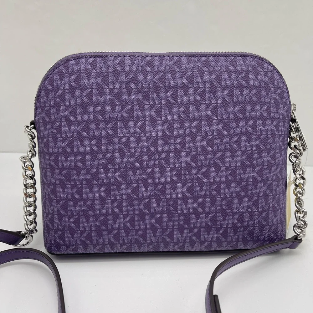 MICHAEL KORS Jet Set Travel Color-Block Signature Logo Crossbody Bag
Dark Purple - Picture 7 of 16